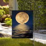 Moonlight On The Sea Print House Flag