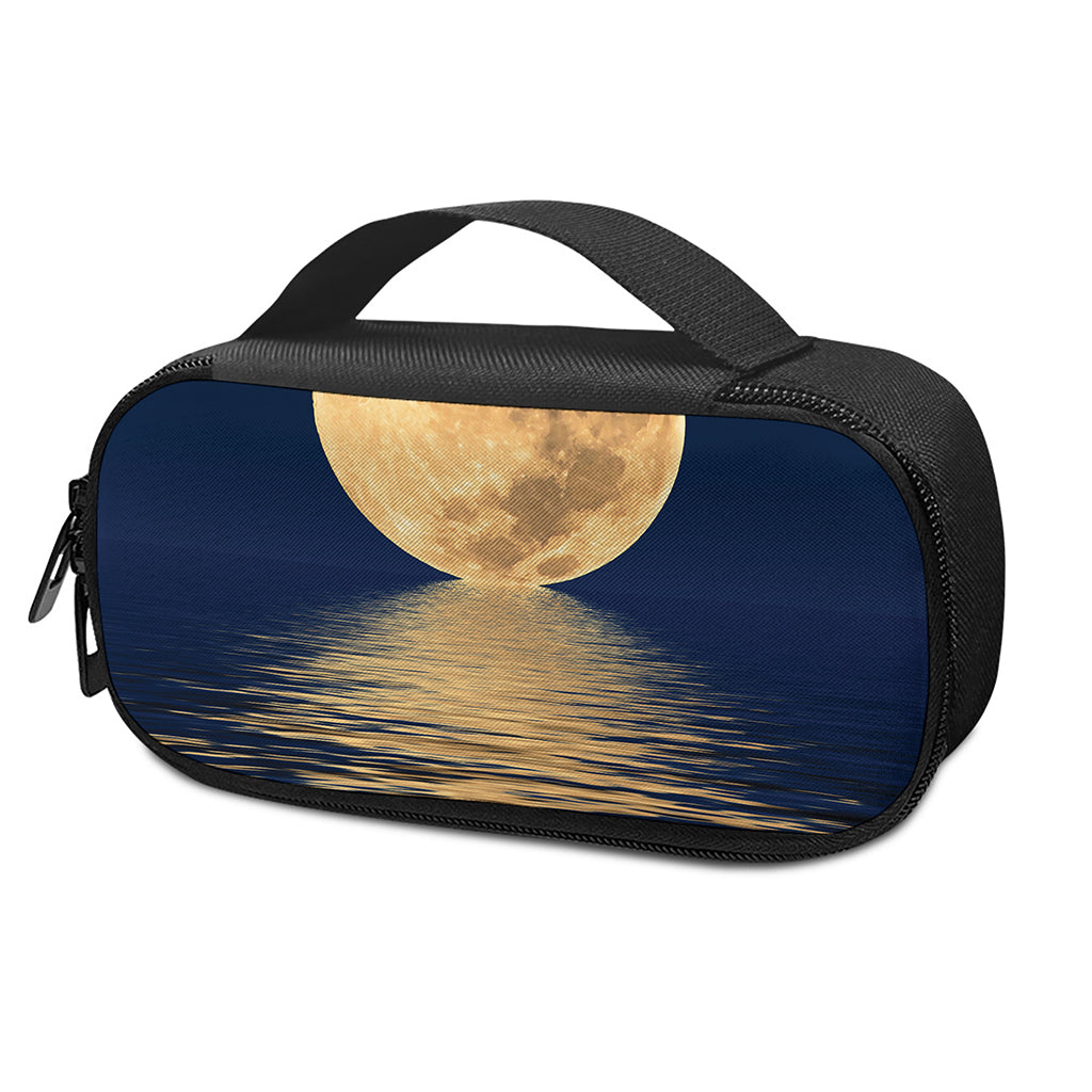 Moonlight On The Sea Print Insulin Cooler Travel Case