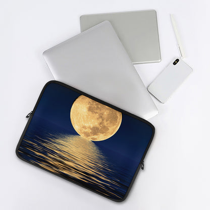 Moonlight On The Sea Print Laptop Sleeve