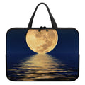Moonlight On The Sea Print Laptop Sleeve With Handle
