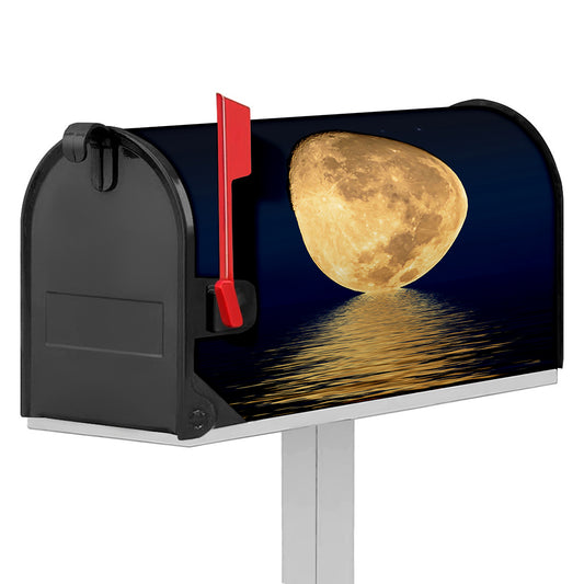 Moonlight On The Sea Print Mailbox Cover