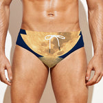 Moonlight On The Sea Print Men's Swim Briefs