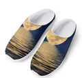 Moonlight On The Sea Print Mesh Casual Shoes