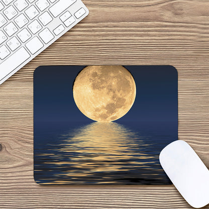 Moonlight On The Sea Print Mouse Pad