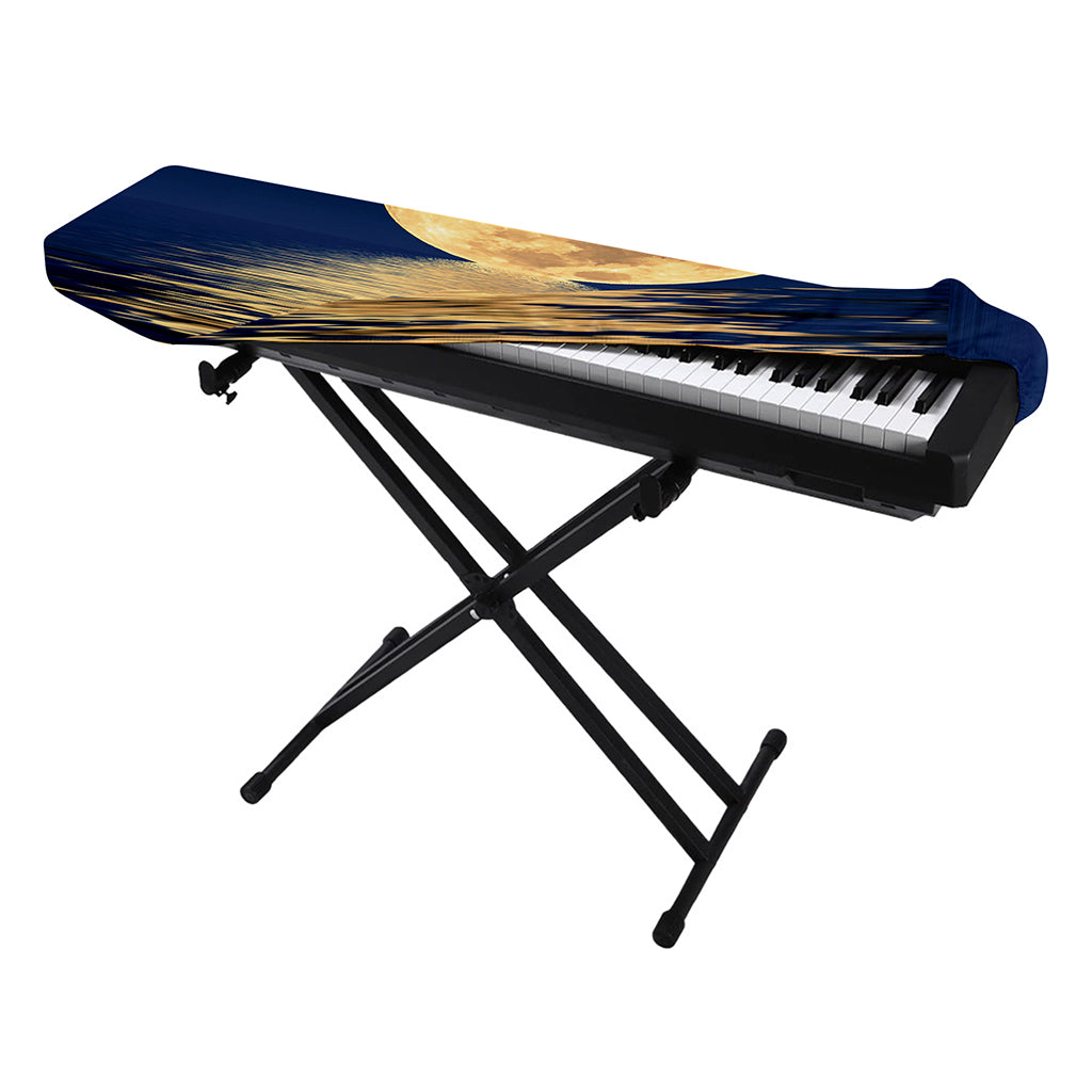 Moonlight On The Sea Print Piano Keyboard Cover