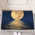 Moonlight On The Sea Print Rubber Doormat