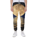 Moonlight On The Sea Print Scuba Joggers
