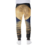 Moonlight On The Sea Print Scuba Joggers