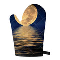 Moonlight On The Sea Print Single Oven Mitt