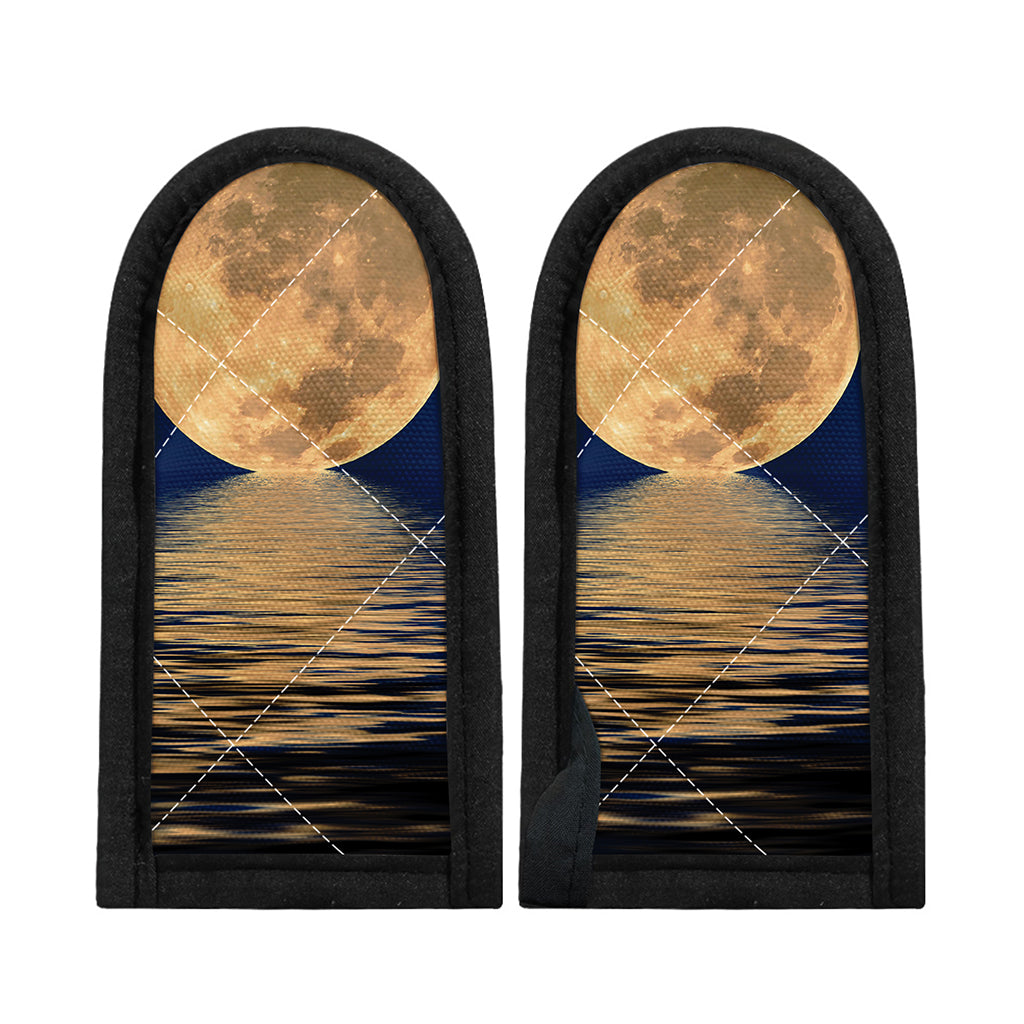 Moonlight On The Sea Print Skillet Handle Cover
