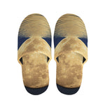 Moonlight On The Sea Print Slippers