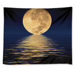 Moonlight On The Sea Print Tapestry