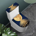 Moonlight On The Sea Print Toilet Lid And Tank Cover Set