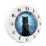 Moonlight Wolf Print Alarm Clock