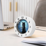 Moonlight Wolf Print Alarm Clock