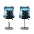 Moonlight Wolf Print Bar Stool Covers
