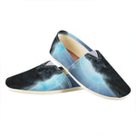 Moonlight Wolf Print Casual Shoes