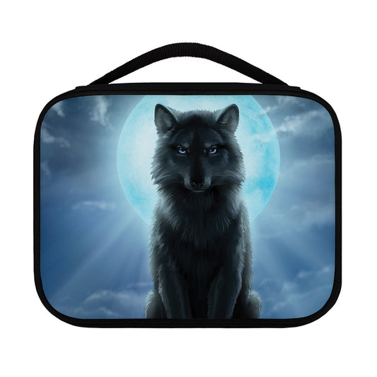 Moonlight Wolf Print Classic Bible Case