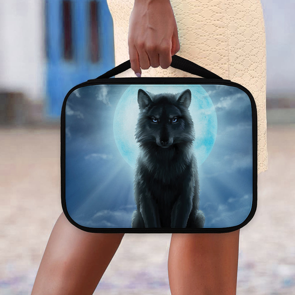 Moonlight Wolf Print Classic Bible Case