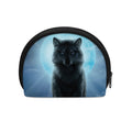 Moonlight Wolf Print Coin Purse