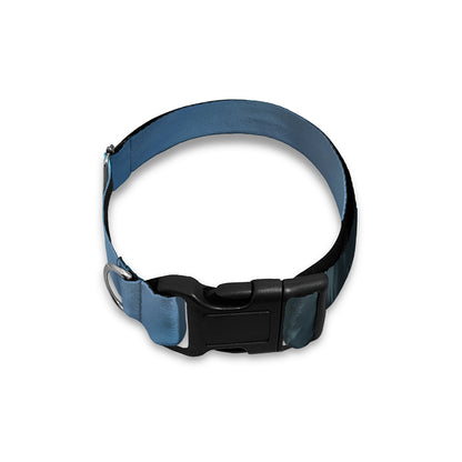Moonlight Wolf Print Dog Collar