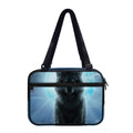Moonlight Wolf Print Double Strap Bible Bag