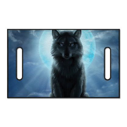 Moonlight Wolf Print Golf Cart Seat Cover