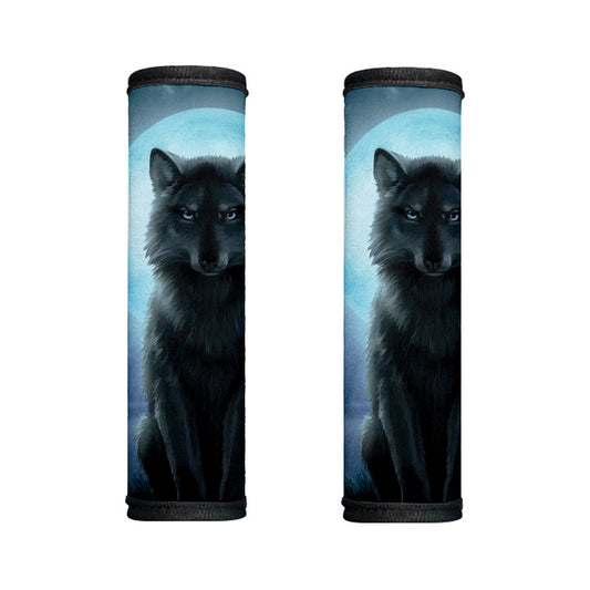 Moonlight Wolf Print Handle Covers