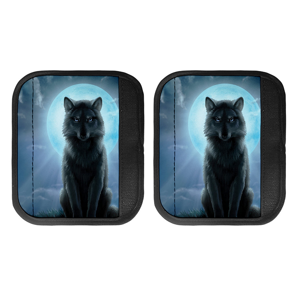 Moonlight Wolf Print Handle Covers