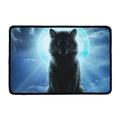 Moonlight Wolf Print Kitchen Mat