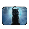 Moonlight Wolf Print Laptop Sleeve