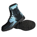 Moonlight Wolf Print Backpack