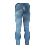 Moonlight Wolf Print Men's leggings