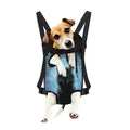 Moonlight Wolf Print Pet Carrier Backpack