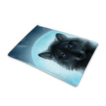 Moonlight Wolf Print Pet Cooling Mat Cover