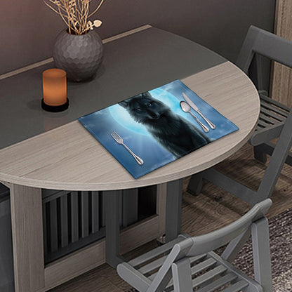Moonlight Wolf Print Placemat