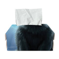 Moonlight Wolf Print Rectangle Tissue Box Cover