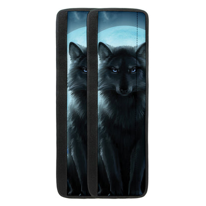 Moonlight Wolf Print Refrigerator Handle Covers