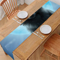 Moonlight Wolf Print Table Runner
