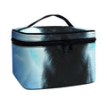 Moonlight Wolf Print Travel Makeup Bag