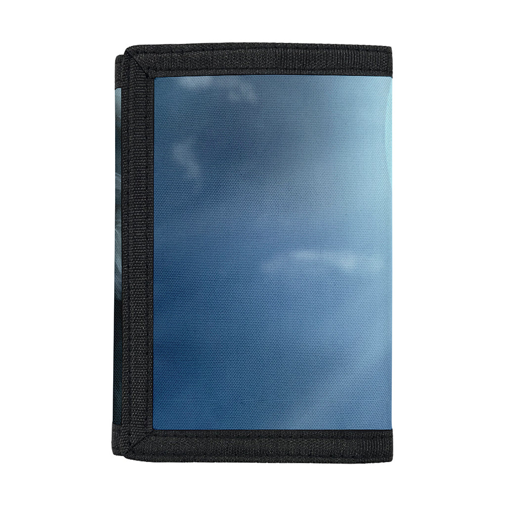 Moonlight Wolf Print Trifold Wallet