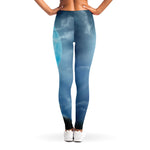 Moonlight Wolf Print Women's Leggings