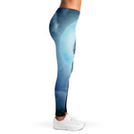 Moonlight Wolf Print Women's Leggings