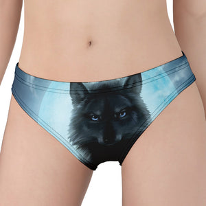 Moonlight Wolf Print Women's Panties