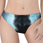 Moonlight Wolf Print Women's Thong