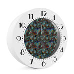 Mosaic Patchwork Pattern Print Alarm Clock