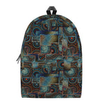 Mosaic Patchwork Pattern Print Backpack