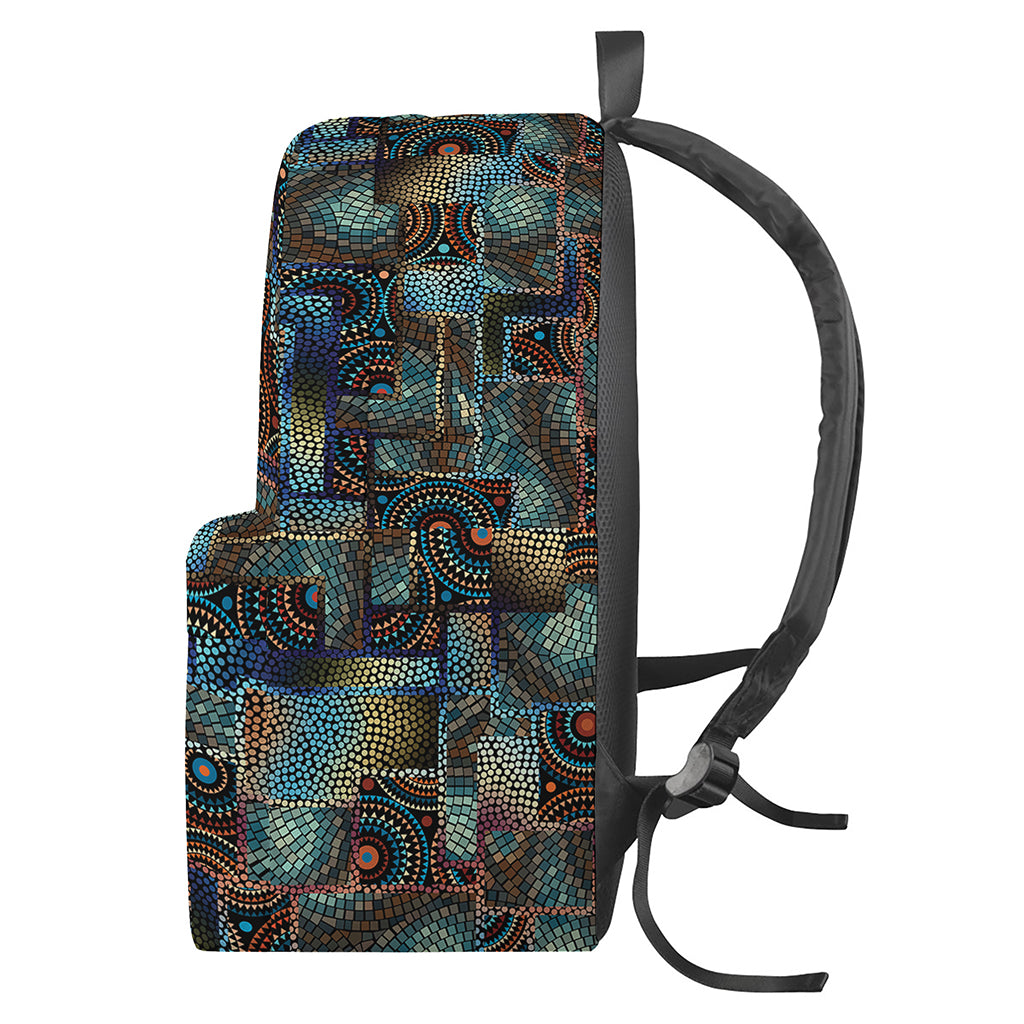 Mosaic Patchwork Pattern Print Backpack