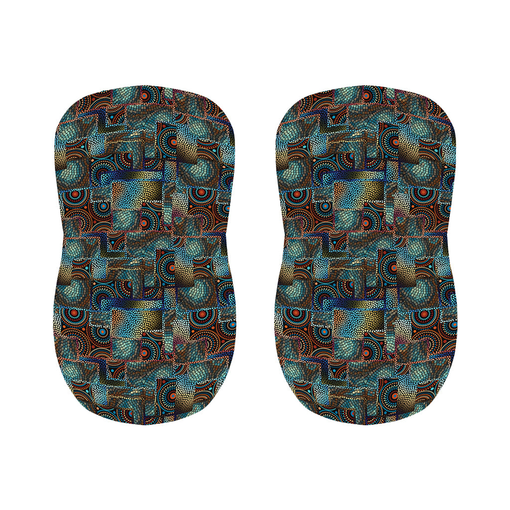 Mosaic Patchwork Pattern Print Bar Stool Covers