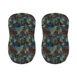 Mosaic Patchwork Pattern Print Bar Stool Covers